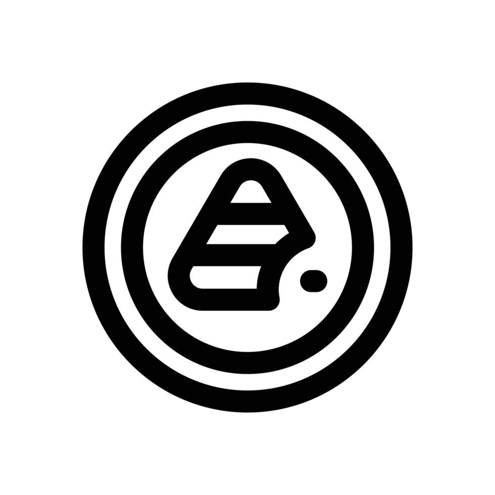 color palette line icon. Clean and minimalist icon for websites and mobile apps. vector