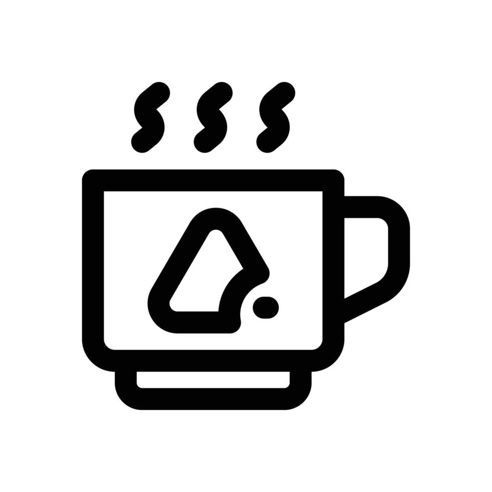mug line icon. Clean and minimalist icon for websites and mobile apps. vector