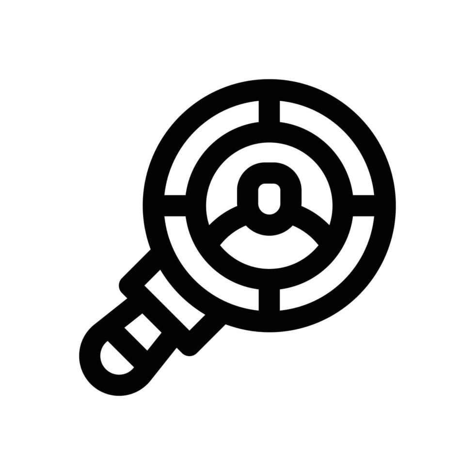 headhunting line icon. Clean and minimalist icon for websites, mobile apps, presentations, and logos. Fully scalable and customizable for any project. vector
