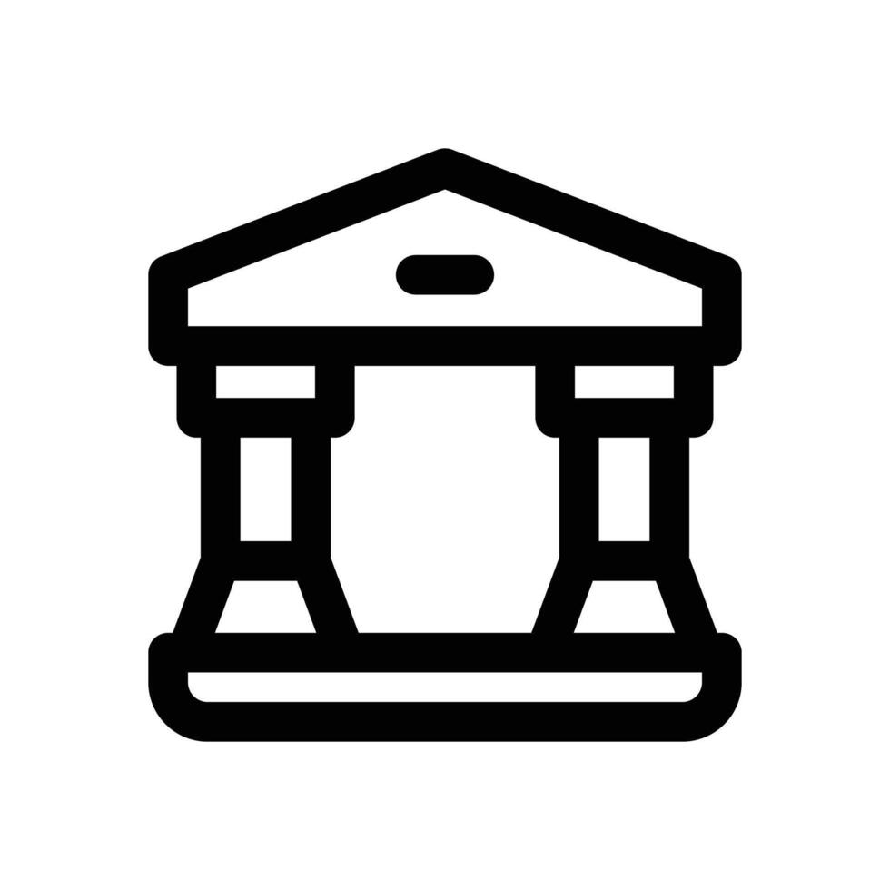 court line icon. Clean and minimalist icon for websites, mobile apps, presentations, and logos. Fully scalable and customizable for any project. vector