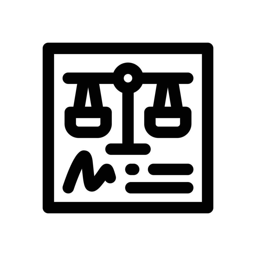 agreement line icon. Clean and minimalist icon for websites, mobile apps, presentations, and logos. Fully scalable and customizable for any project. vector