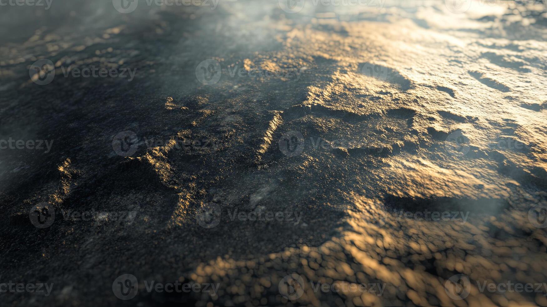 Exploring the textures of Earth as seen against a soft haze highlighting the geographical features in a captivating representation of our planets surface photo