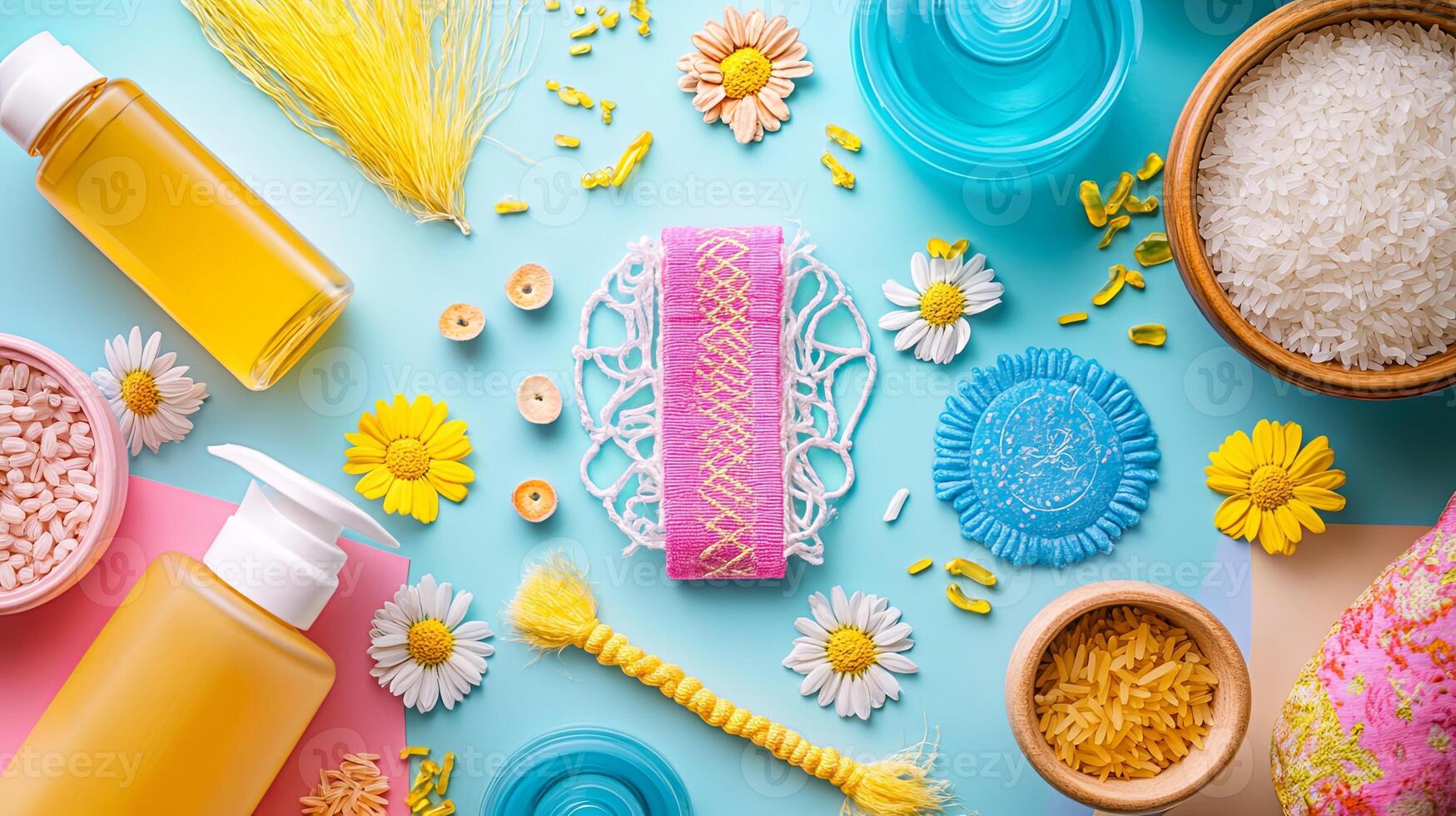 Celebrating Raksha Bandhan with designer Rakhi hand sanitizer and face mask for a healthy festival experience photo