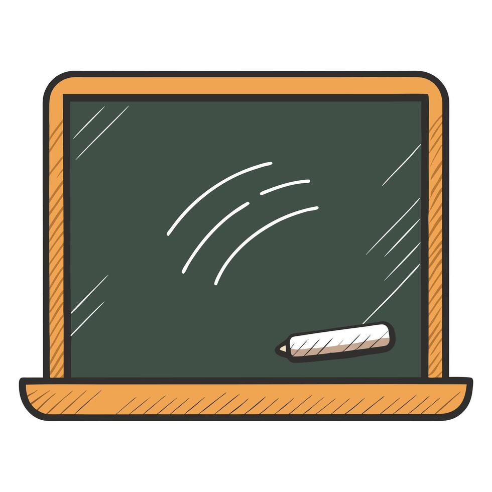 Sleek and Modern Chalkboard Icon with Futuristic Design vector