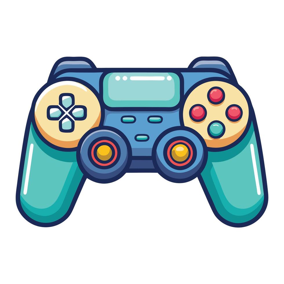 Modern Gaming Controller Icon with Unique and Creative Design vector