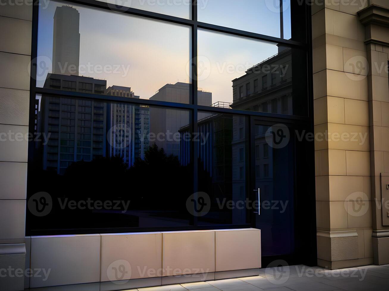 A building with a window photo