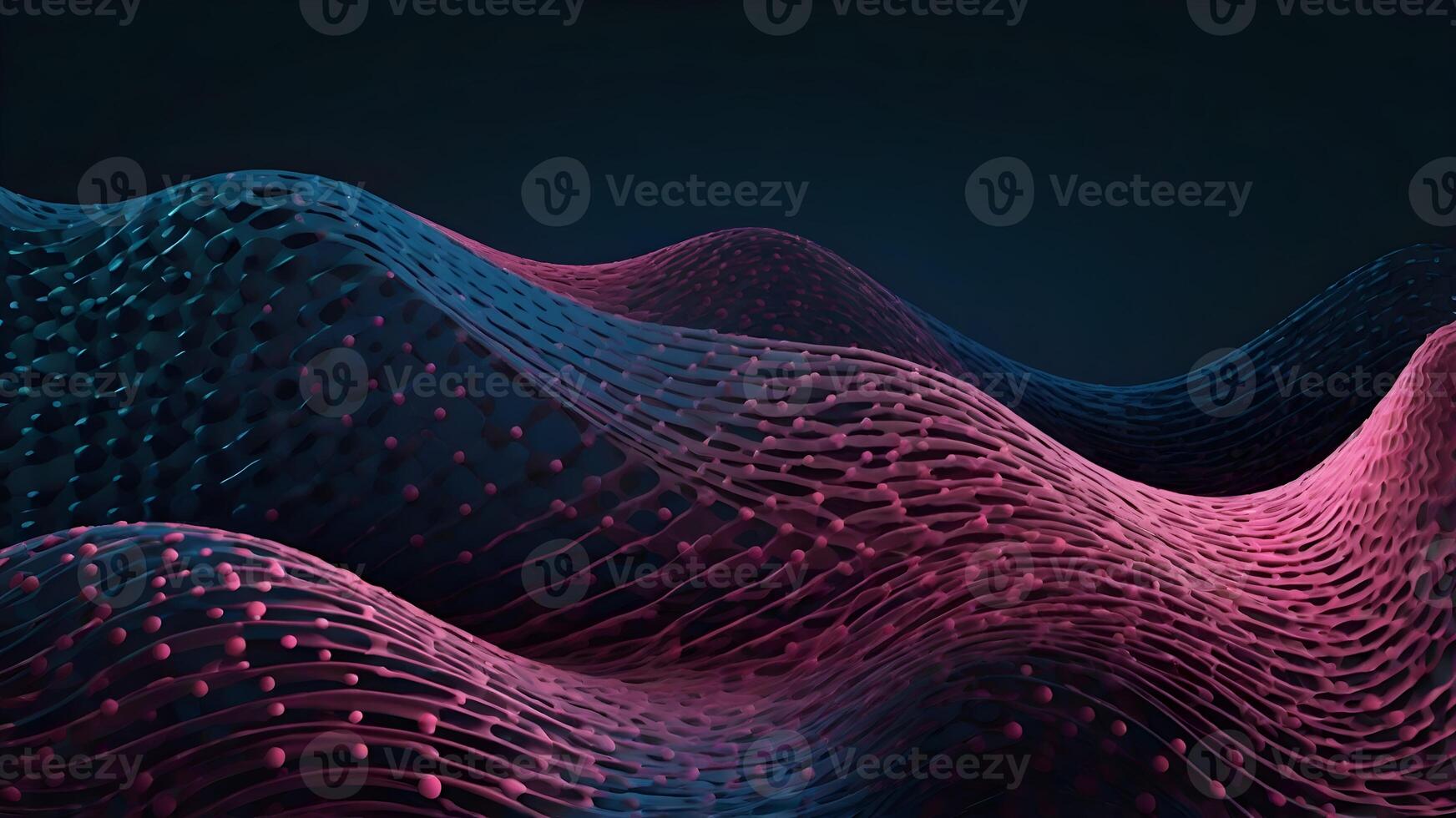 Abstract background with waves of different colors photo