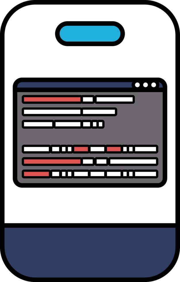 A phone screen with a message that says I'm sorry on it vector