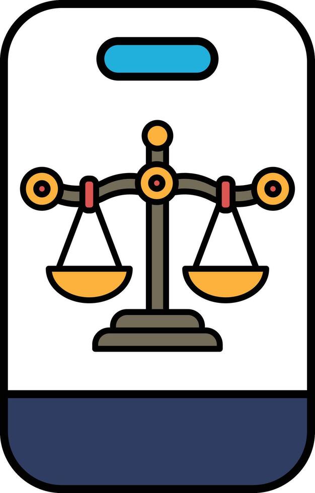A phone case with a scale on it vector