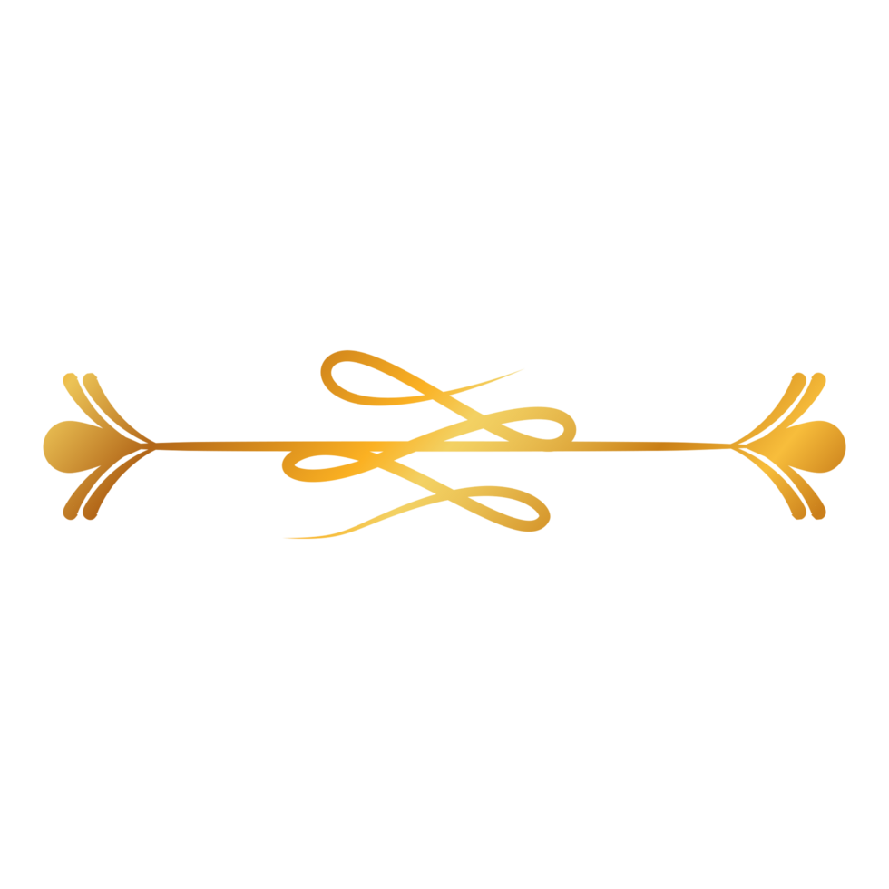 trDivider Design with golden ribbon png