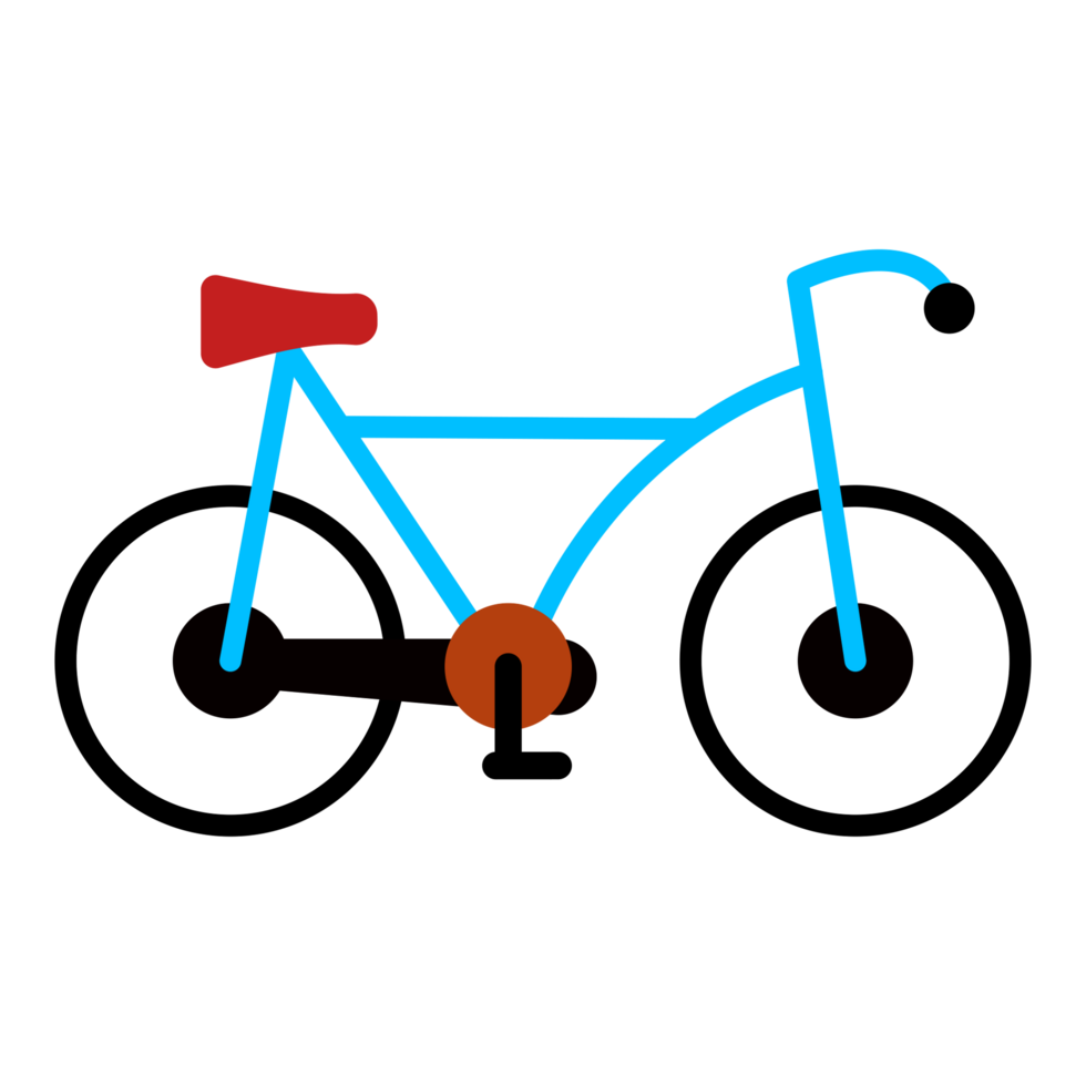 bicycle clip art design for travel png