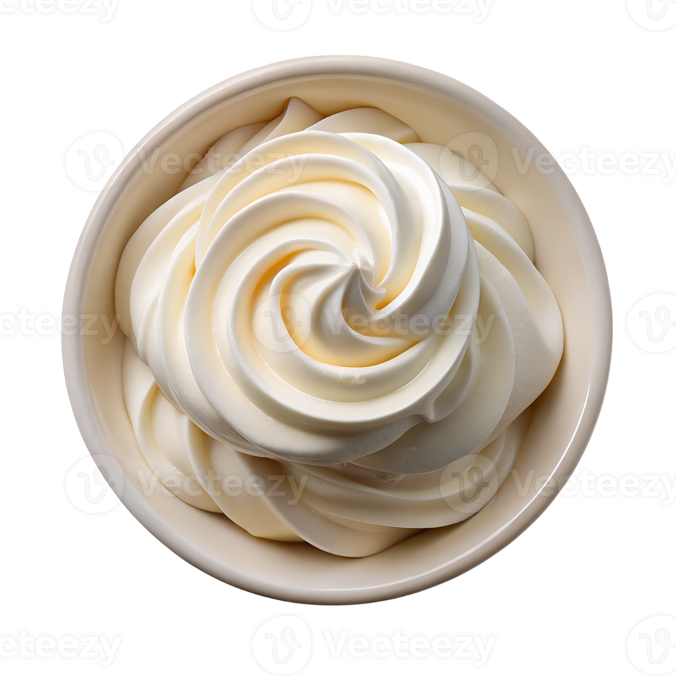 Smooth and Creamy White Sauce Texture in a Bowl png
