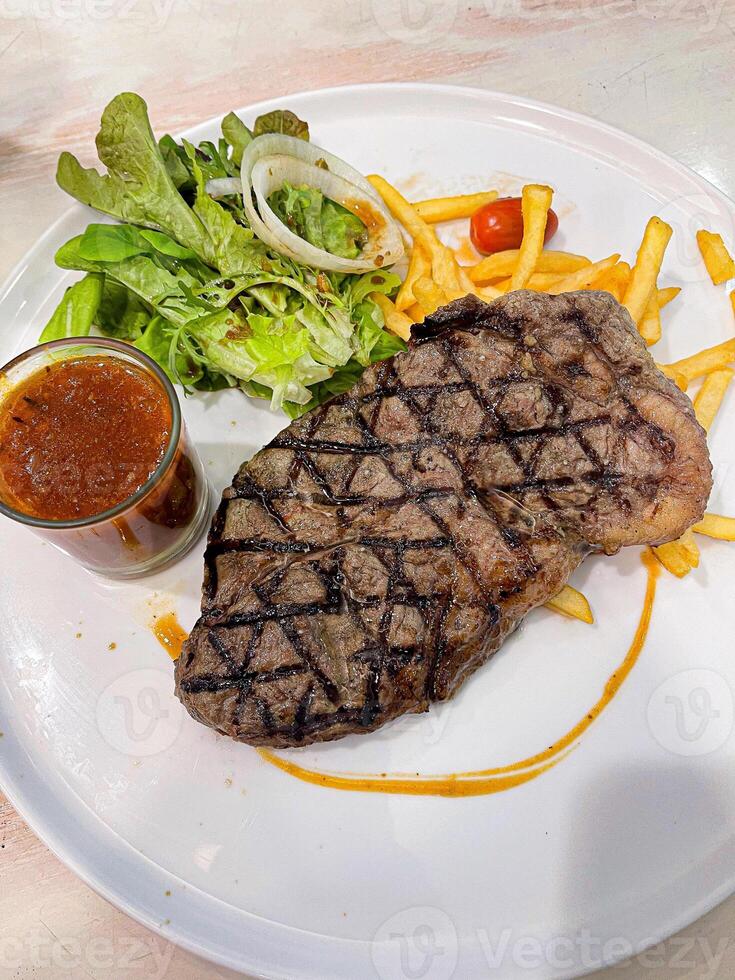 A plate of food photo