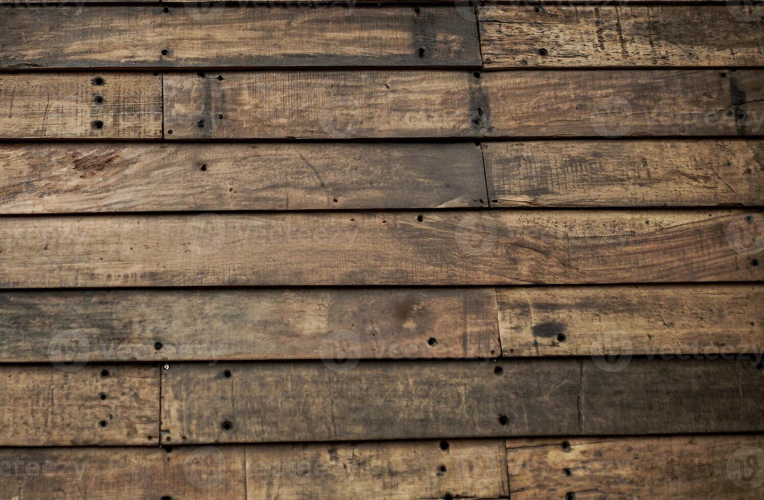 Rustic Wood Texture with Aged Planks and Natural Grain photo
