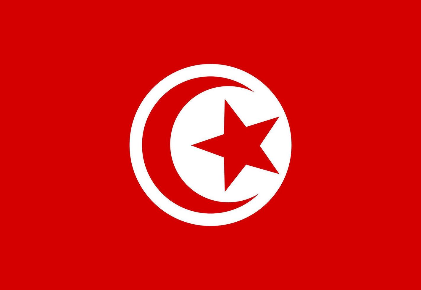 Tunisia flag illustrator national vector