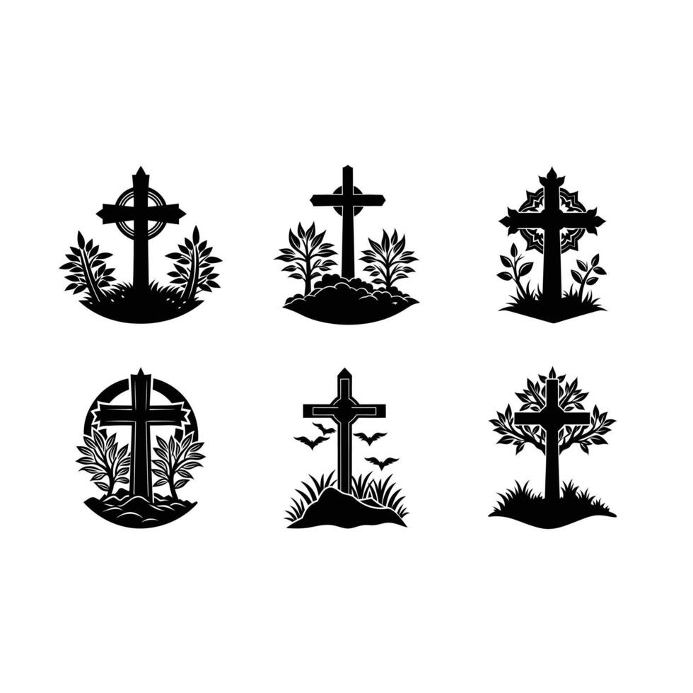 Cross Silhouette Illustration vector
