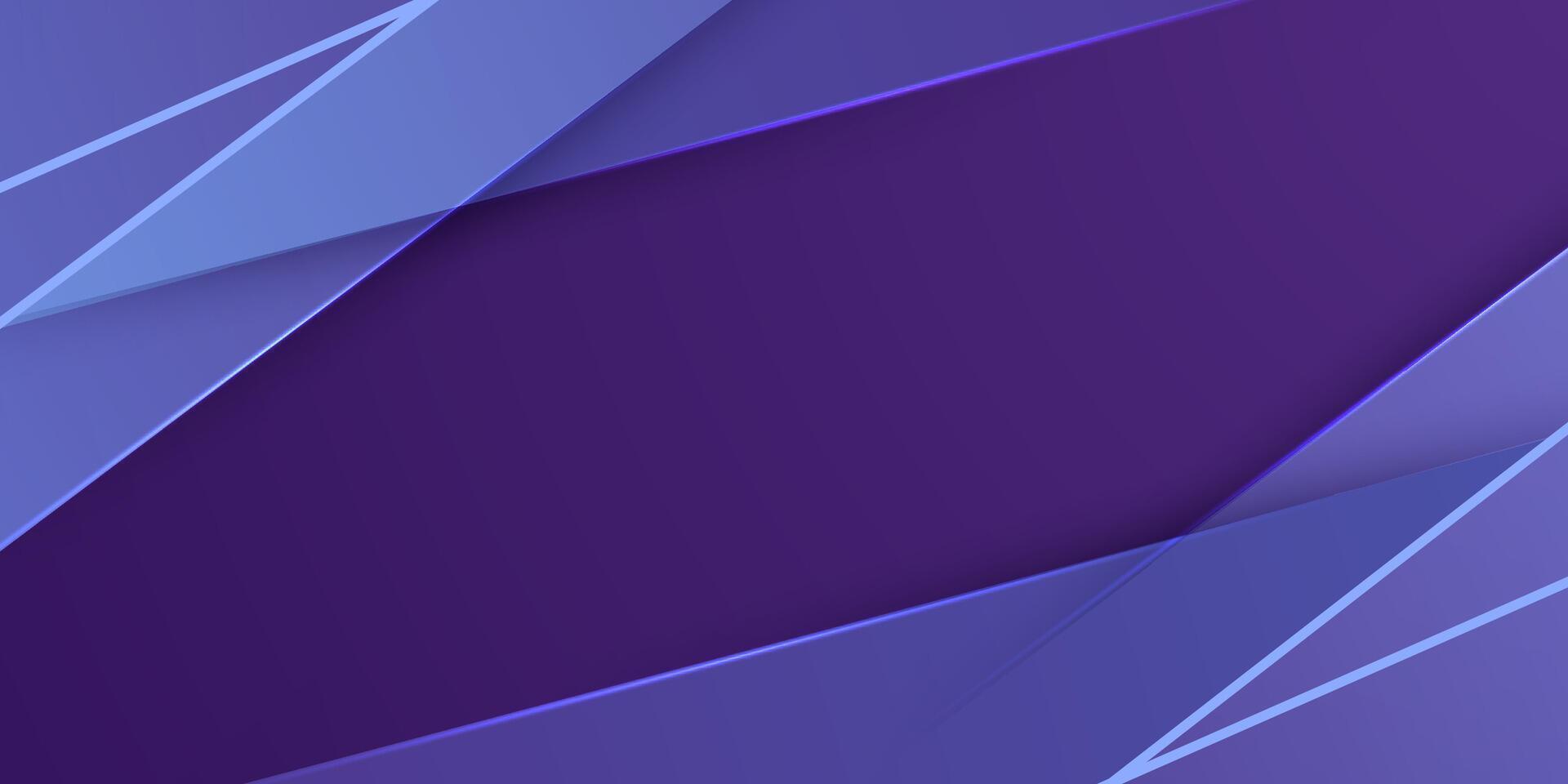 Abstract dark purple overlap papercut 3D background. Simple overlap shapes pattern with light. Modern frame background. vector