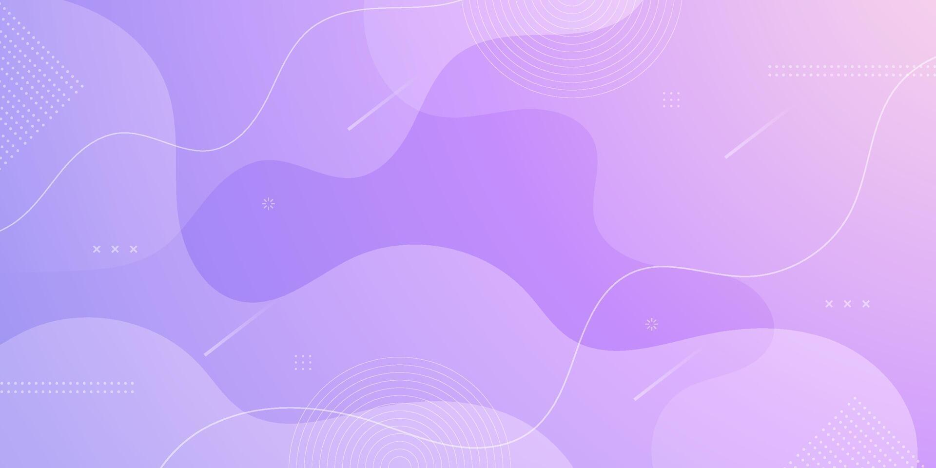 Abstract bright colorful purple fluid 3D background. Minimal wave pattern banner background. vector