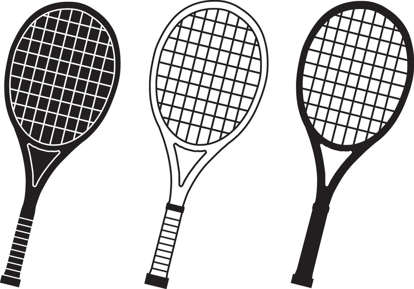 Tennis Racket, Tennis Silhouette, Tennis Fan, Game Day, Tennis Season vector