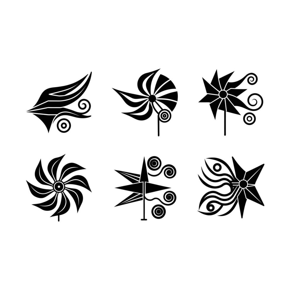 High quality wind graphic ideal for weather, nature, and airflow themed designs vector
