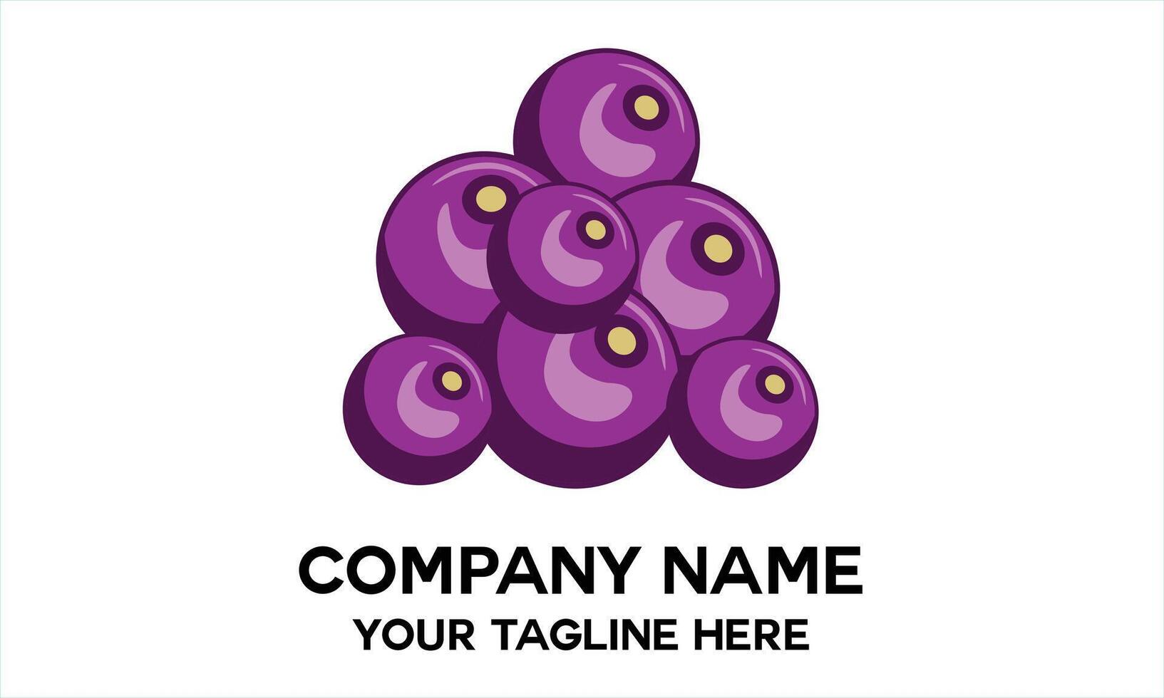 fresh looking grape icon vector