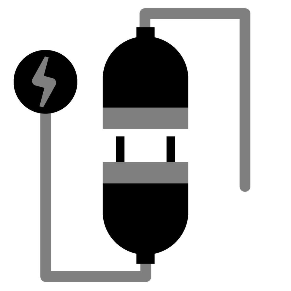 Plug Solid icon vector