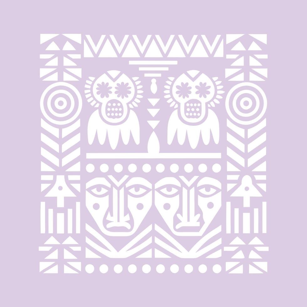 tokoloshe Art Zulu Designs vector