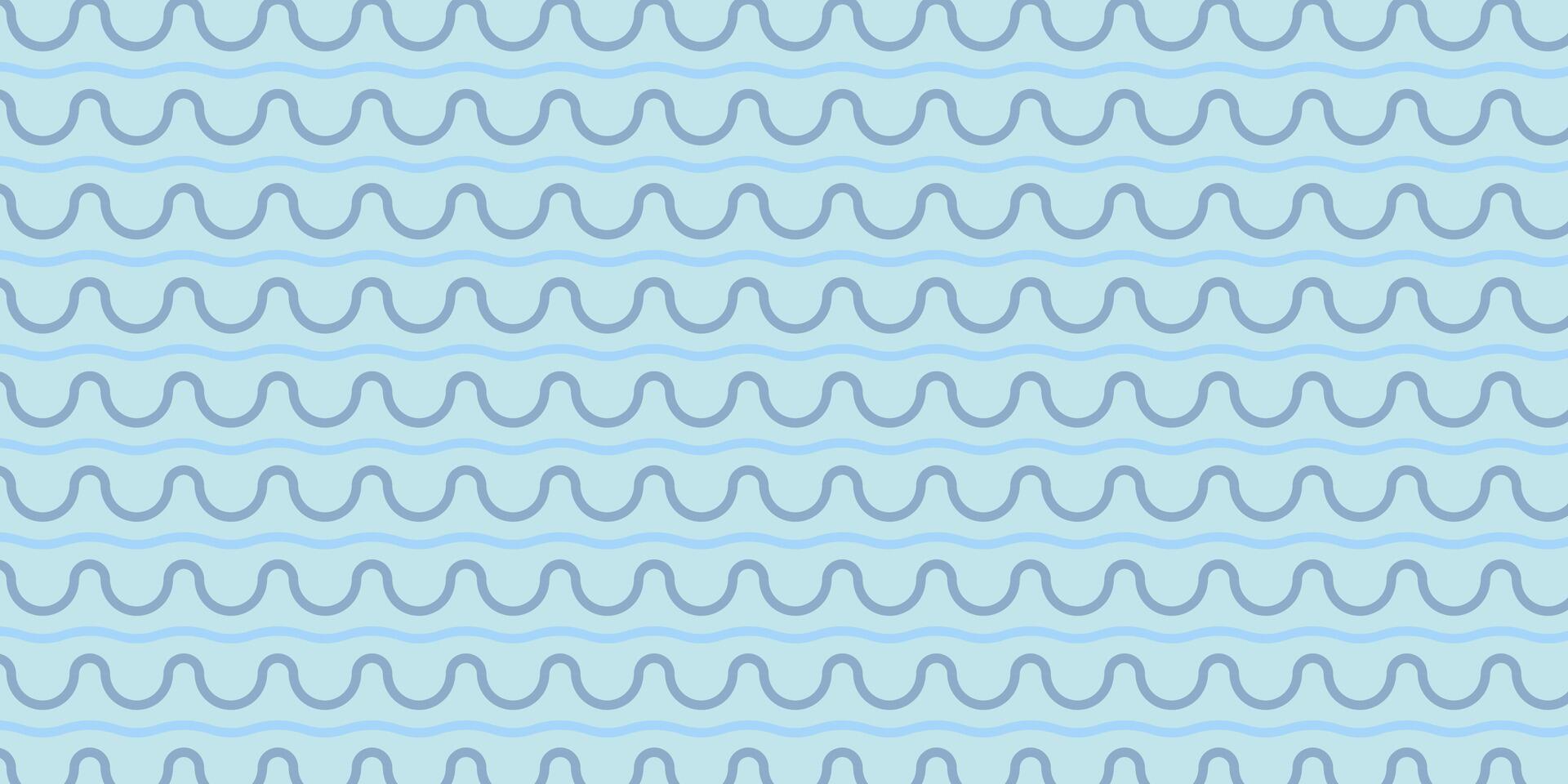 Wavy pattern in soft blue tones creates a calming background for design projects vector