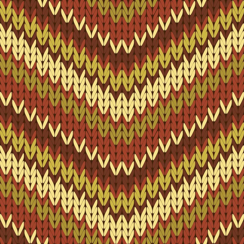 Seamless gradient knitted pattern traditional, vector