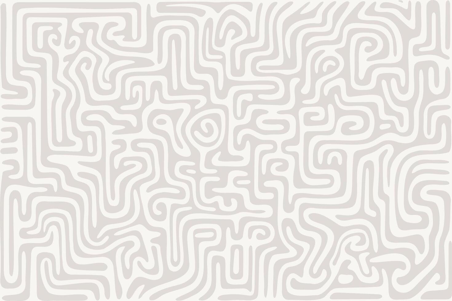 Complex abstract pattern of twisting lines on a light background representing movement and flow vector