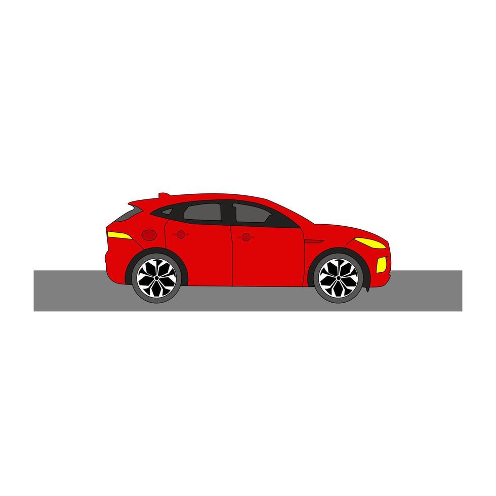 Car Flat illustration, icon for graphic design.Flat Style Design vector