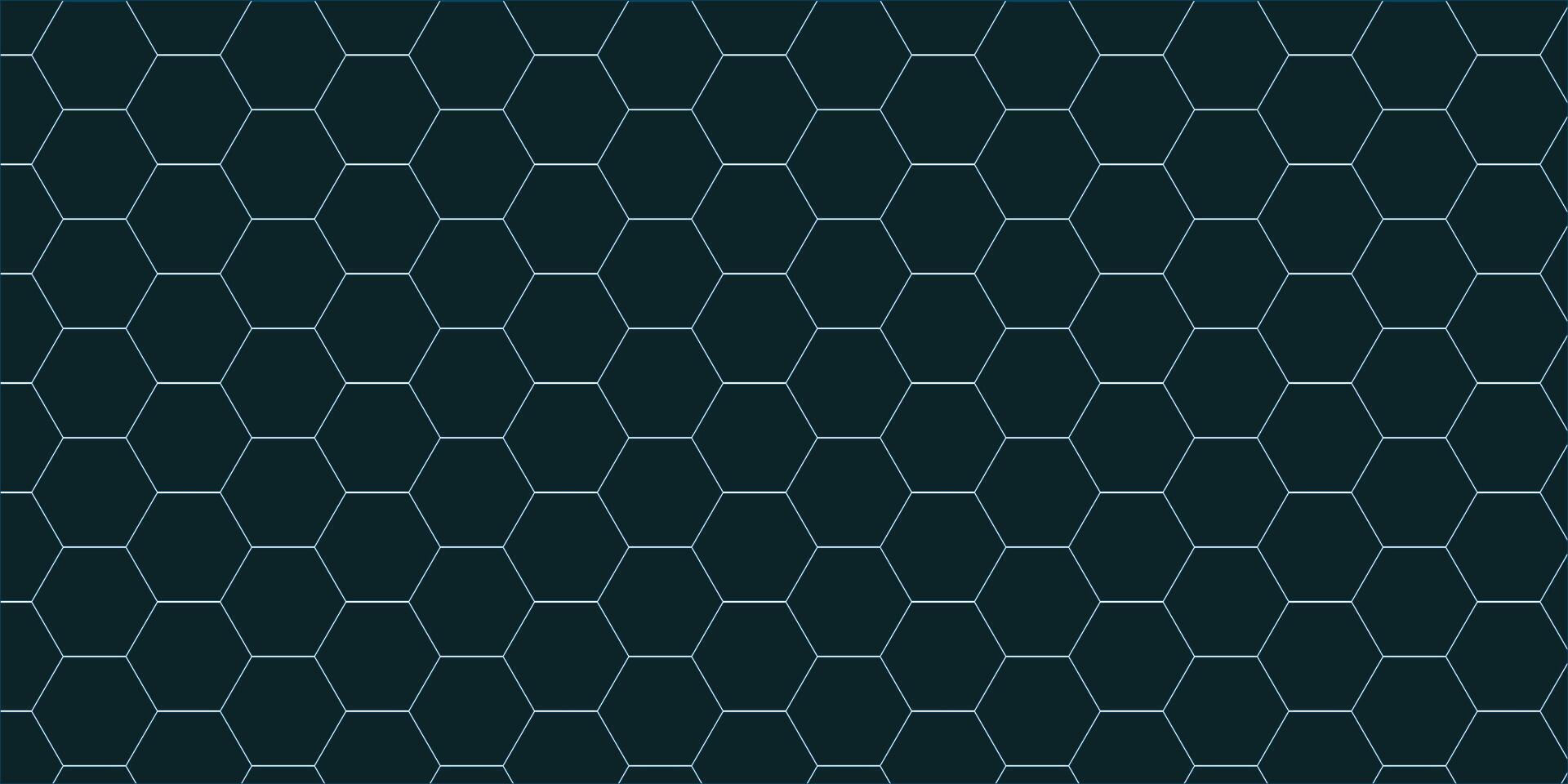 Hexagonal Grid Pattern on Black vector