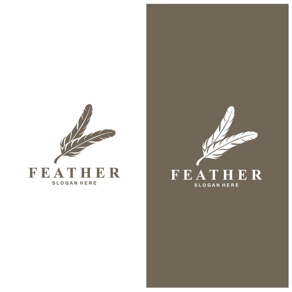 feather logo design for feather feather logo design vector