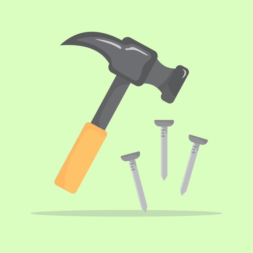 Hammer Construction Illustration vector
