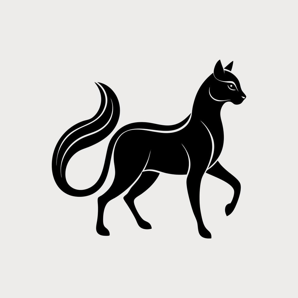 Dog Illustration on White Background vector