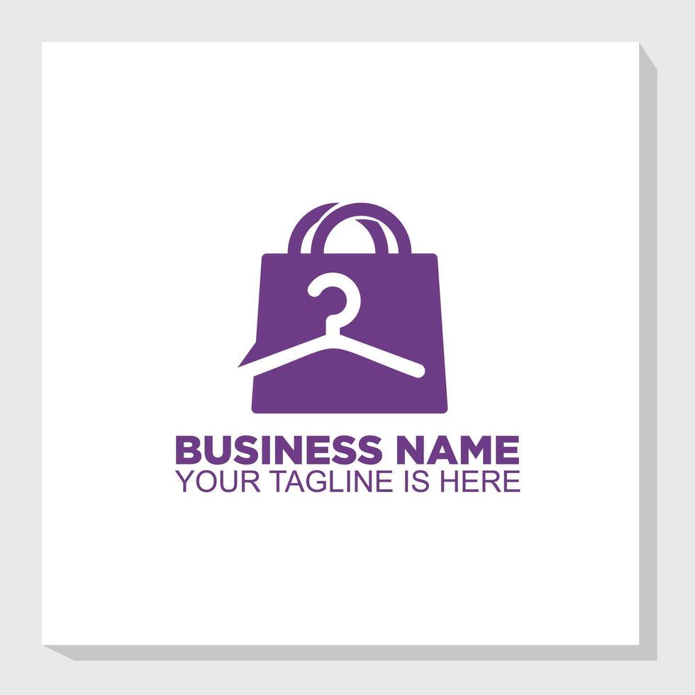 clothing store logo design concept, marketing logo inspirations vector