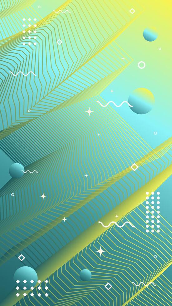 Abstract modern background of flowing element trend design. Sea color palette. vector