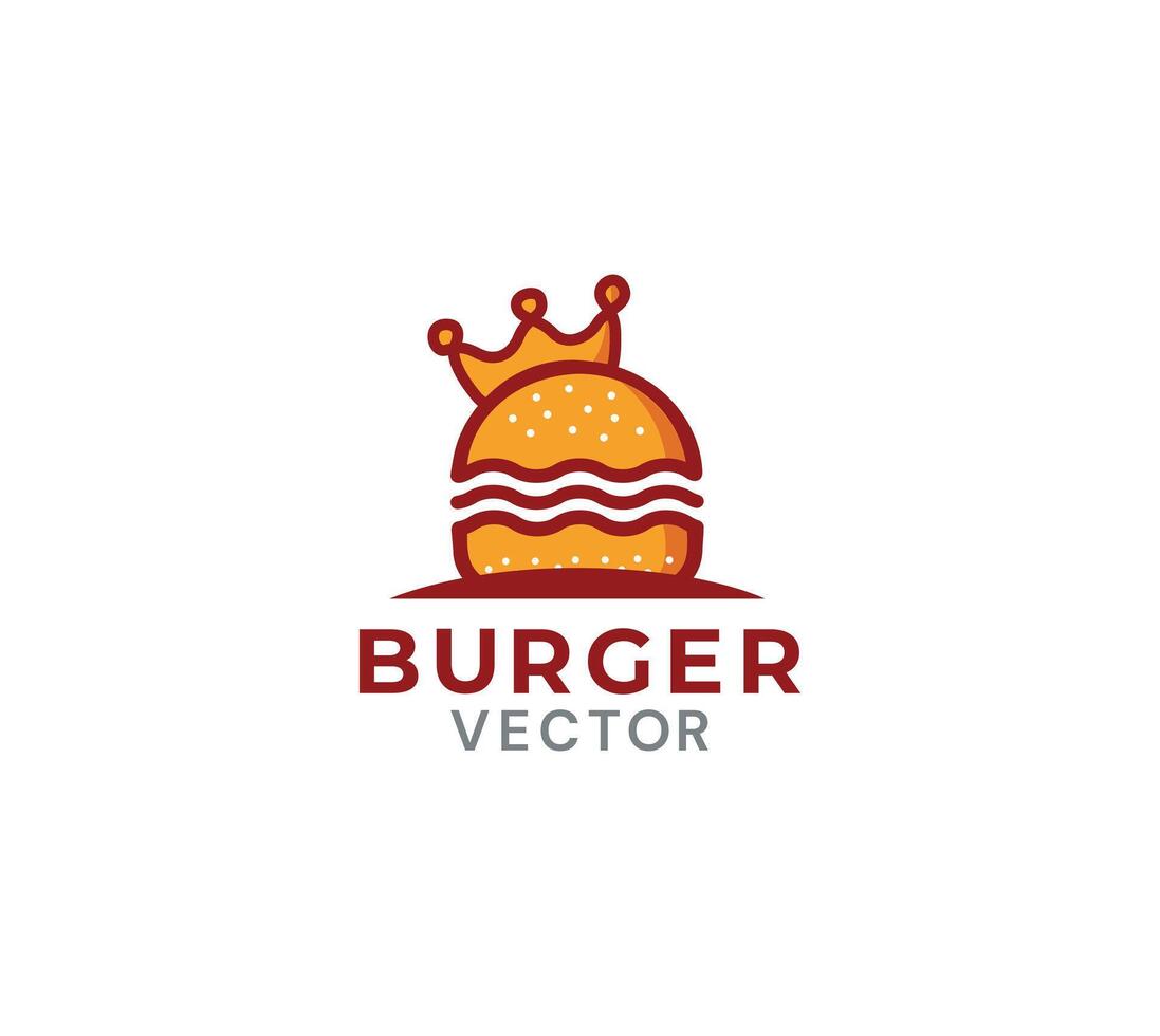 King burger logo vector
