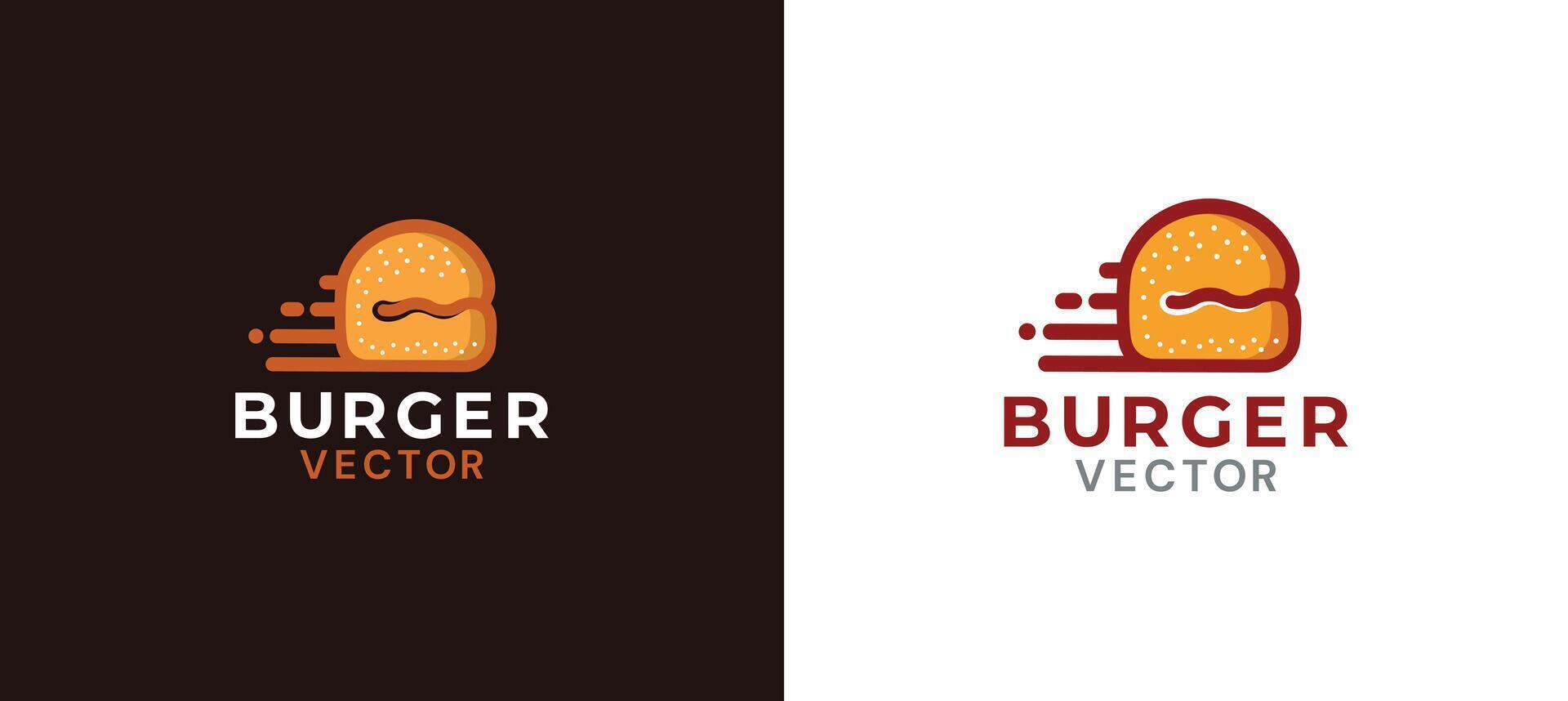 B letter baby burger logo vector