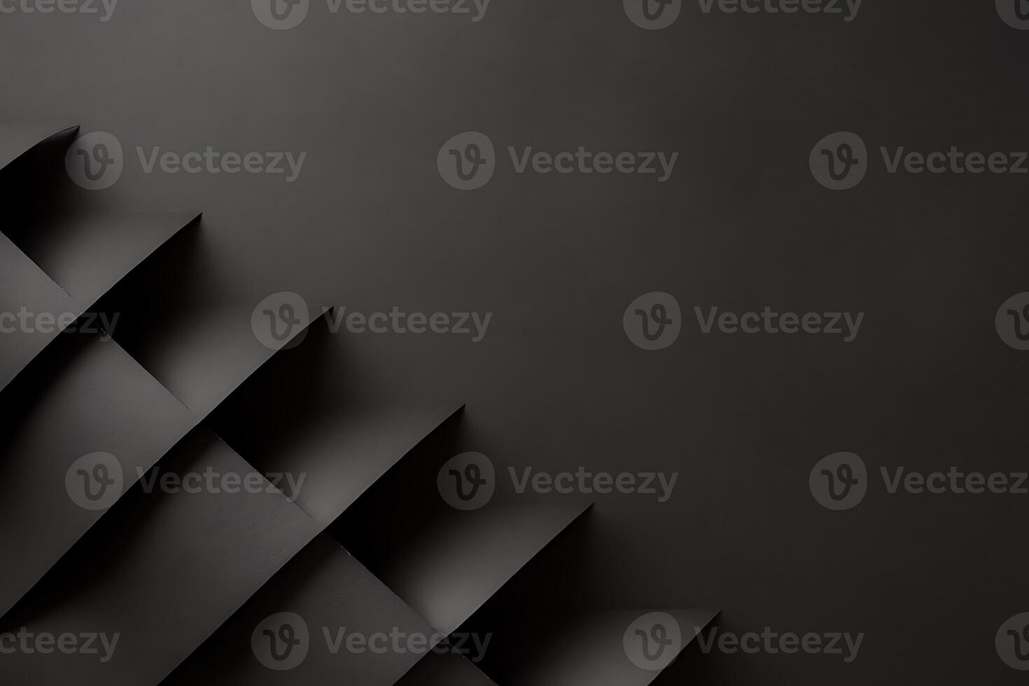 Black and white abstract background with black paper photo