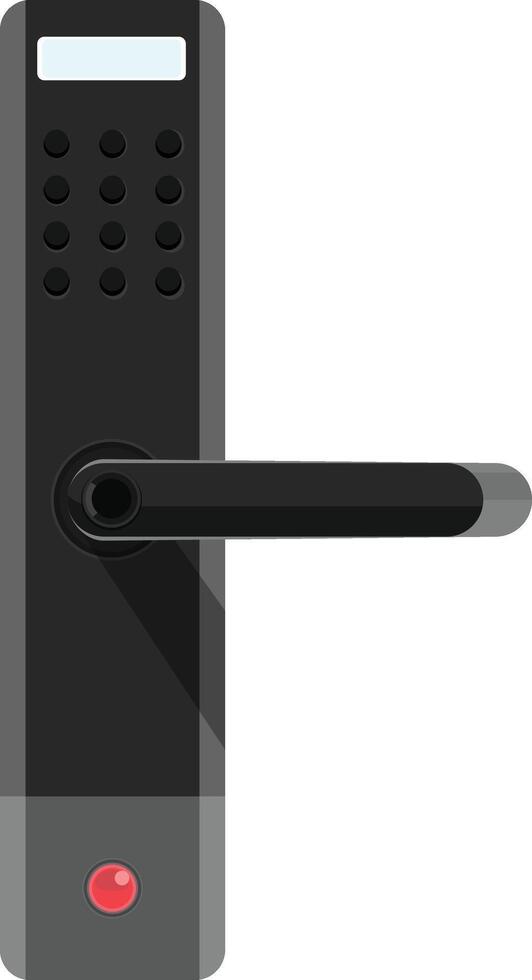 Digital modern lock vector