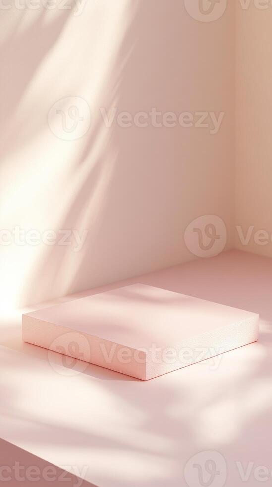 Minimalistic social media banner mock up for modern design projects photo