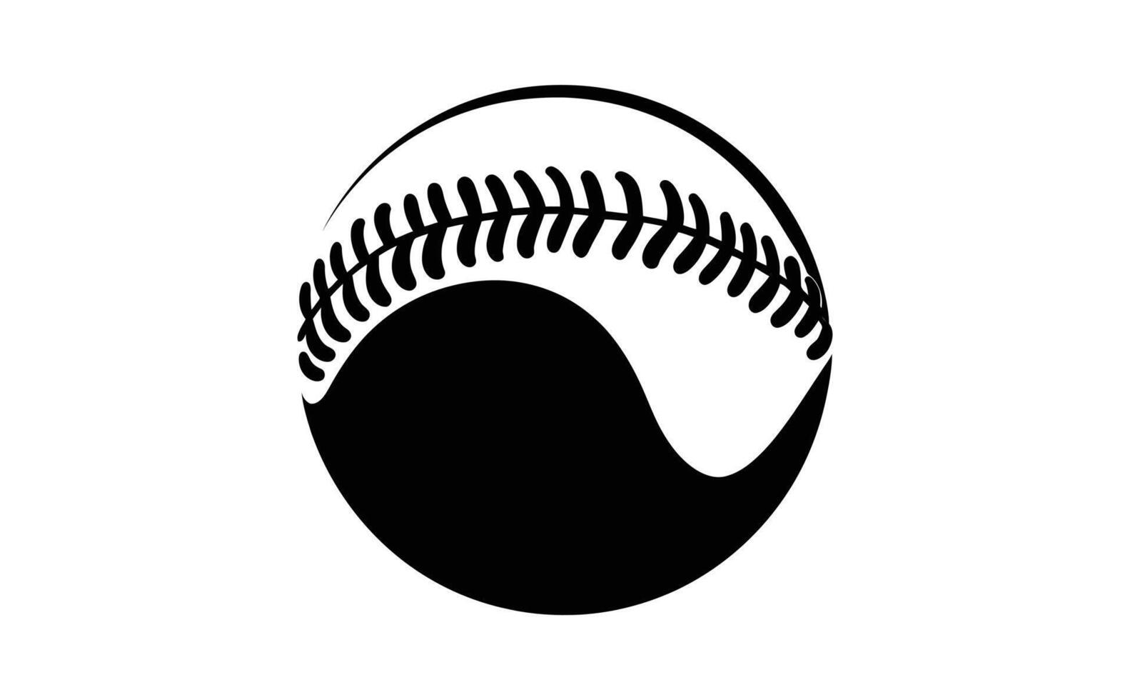 Baseball ball icon vector