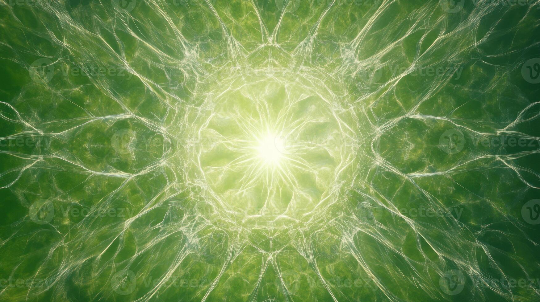 A radiant abstract illustration featuring glowing energy patterns. photo