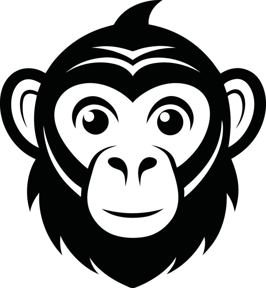 Monkey Face Icon vector