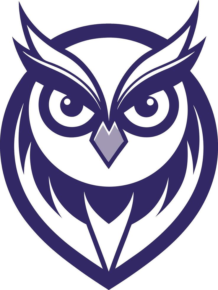 Wise Owl Emblem vector