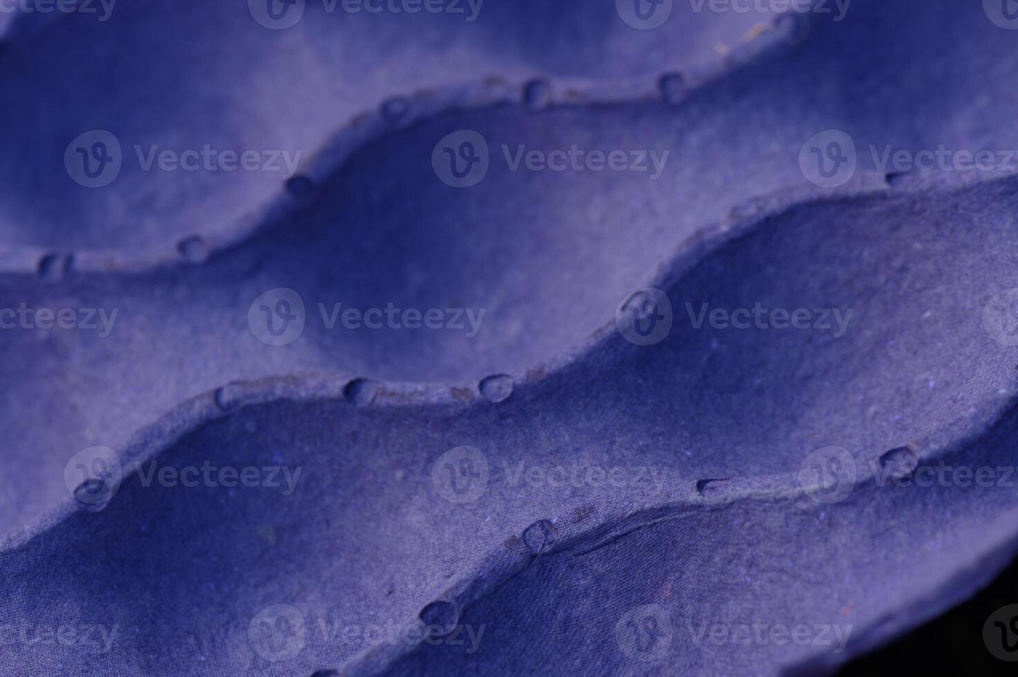Waves of texture in deep blue fabric highlighting intricate patterns and tactile allure photo