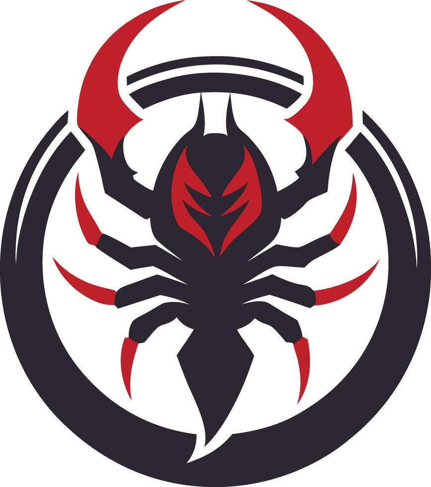 Scorpion logo design vector