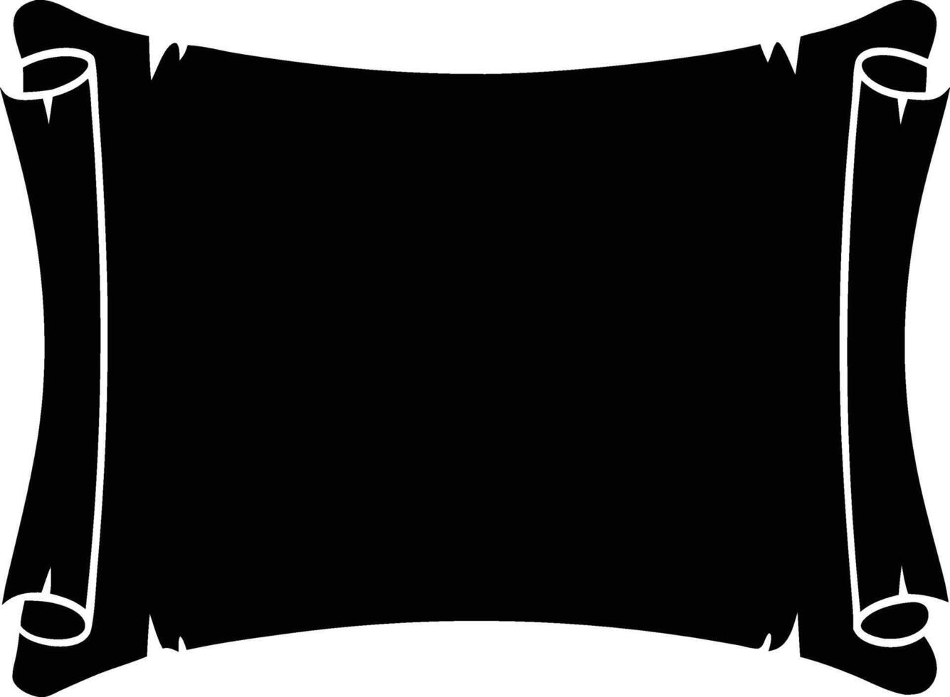 Scroll Design Icon A Representation of Elegance and Heritage vector