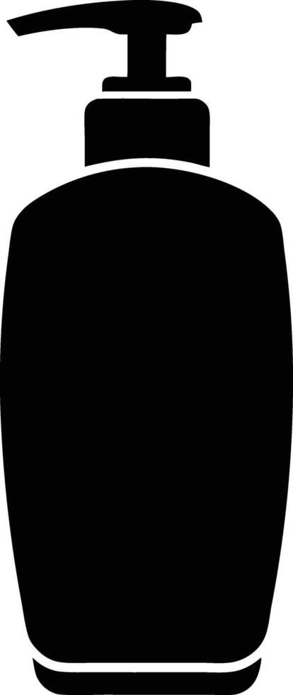 Hygiene and Personal Care Bottle Silhouette vector
